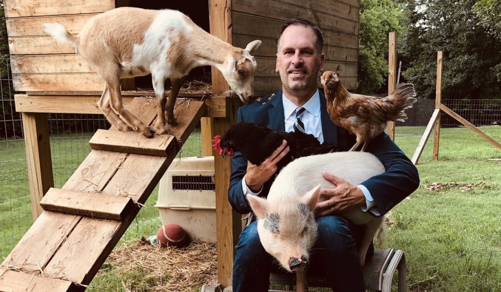 Suburban farm life. Benefits outweigh costs.