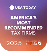 USA Today America's Most Recommended Tax Firms 2025